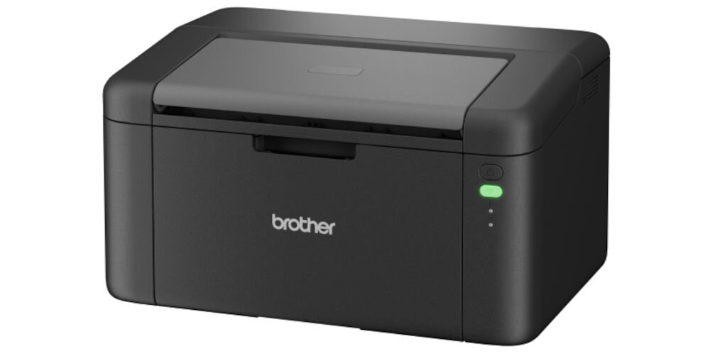 Drukarka BROTHER HL-L1232W, Wi-Fi prezentacja urządzenia na białym tle pod kątem rozdzielczość druku wyraźny tekst profesjonalne wydruki korespondencja biurowa