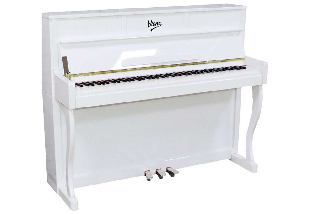 V-TONE BL-980 podział klawiatury efekty artykulacyjne transpozycja nagrywanie, pianino po skosie na białym tle