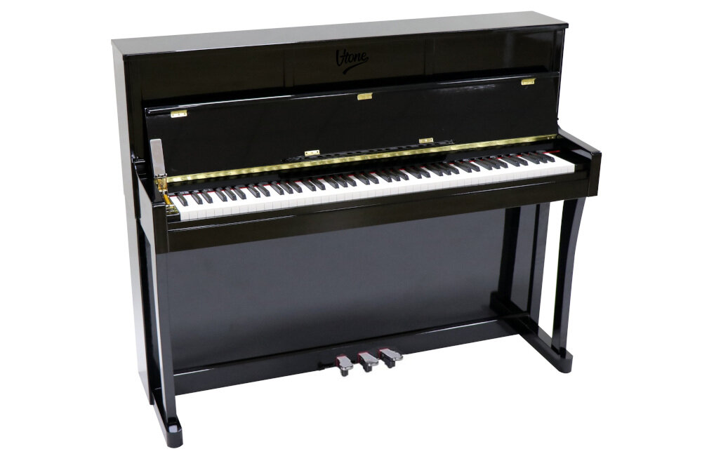 V-TONE BL-980 WH podział klawiatury efekty artykulacyjne transpozycja nagrywanie, pianino po skosie na białym tle