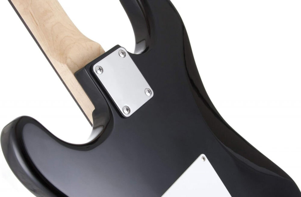 Gitara elektryczna V-TONE EGA 39 BK 22 progi 6 strun stalowych, kadr na tył gitary