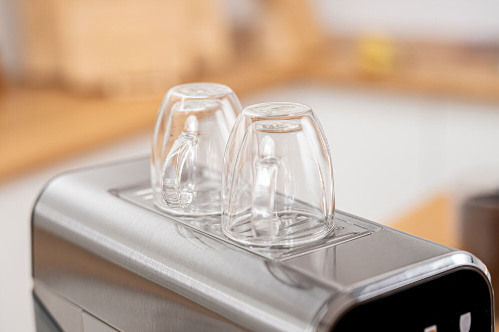 Ekspres ZELMER ZCM7300 Aroma Expert Metalowa tacka utrzymująca ciepło podgrzewanie temperatura espresso