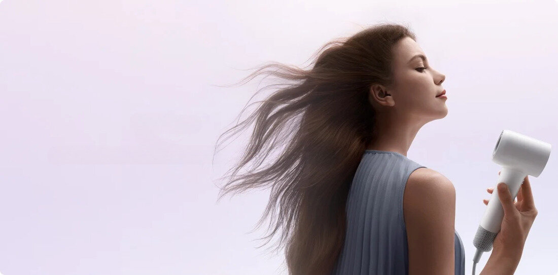 Suszarka DREAME AHG11A Mini Niebieski 1200W Efektywność przy niskim cieple Bezszczotkowy silnik realne wsparcie