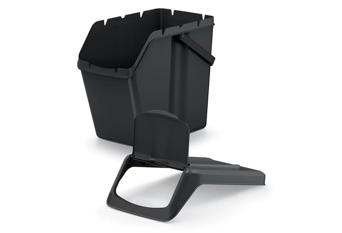 Kosz na śmieci KEDEN Sortibox ISWB25 25L Czarny Estetyczny design pojemność połączenie estetyki, funkcjonalności i wygody użytkowania  umożliwia zestawianie kilku pojemników