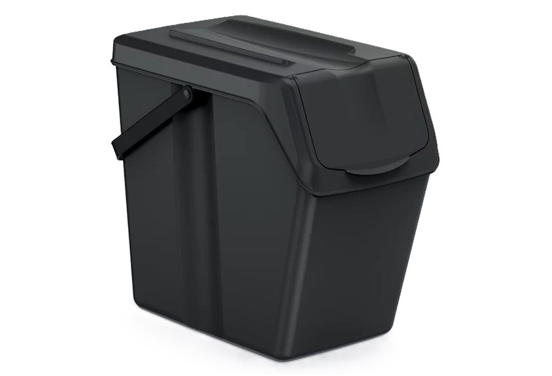 Kosz na śmieci KEDEN Sortibox ISWB25 25L Czarny wymiary pojemność głębokość szerokość wysokość waga dbałość o środowisko 