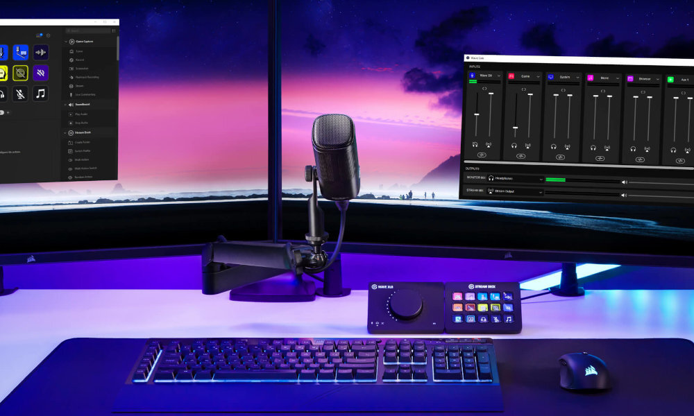 Mikrofon ELGATO Wave DX oprogramowanie miksujące