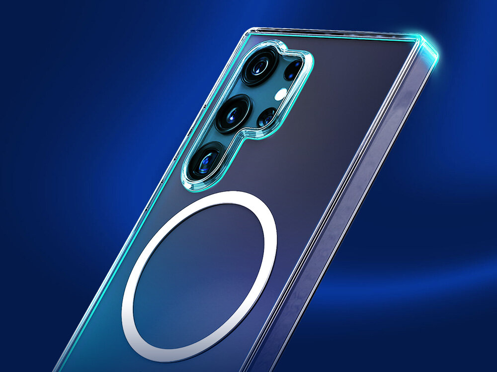 Etui 3MK MagCase do Apple iPhone 17 Przezroczysty elastyczne, miękkie, przyjemne w dotyku, technologia EasyClick Buttons, solidna ochrona