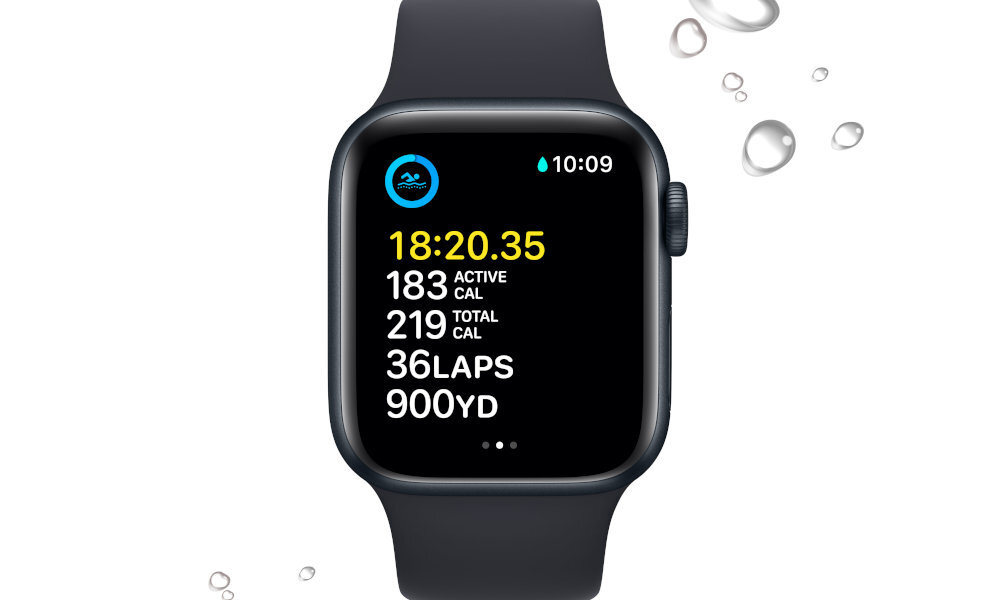 APPLE Watch SE Lubi pluskać się w wodzie