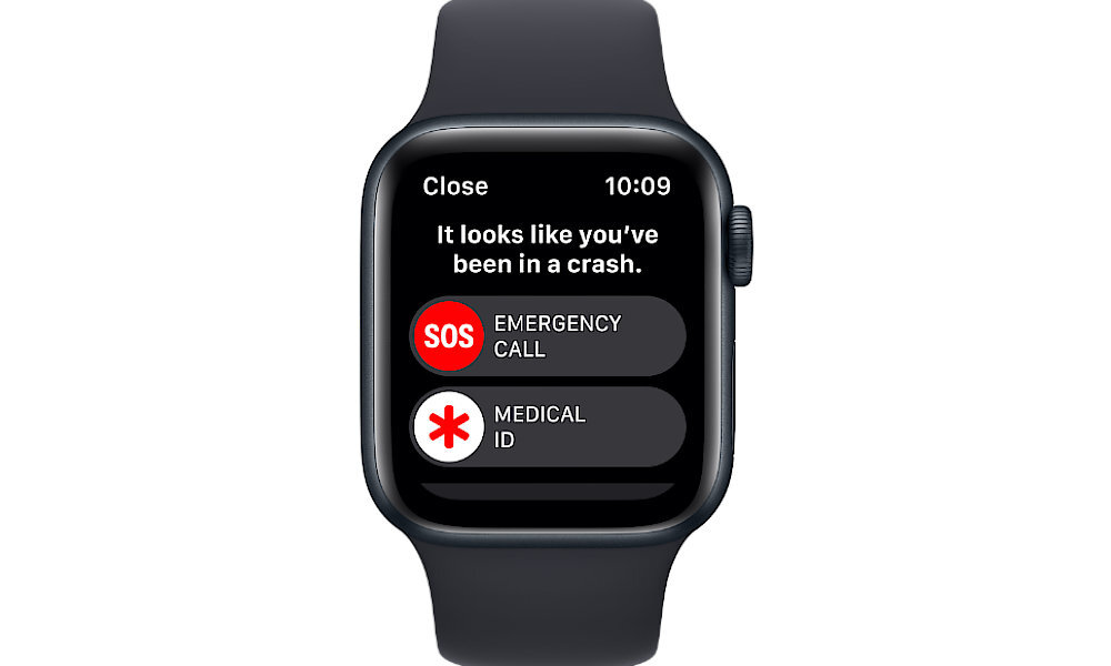 APPLE Watch SE Wykrywanie wypadków