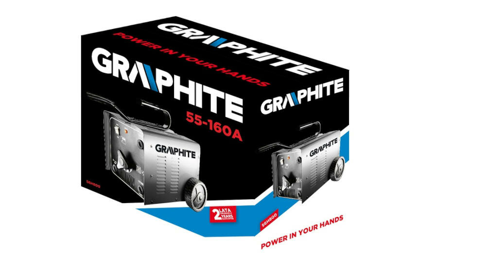 GRAPHITE-56H800 zestaw urządzenie uchwyt kable maska młotek instrukcja karta gwarancyjna