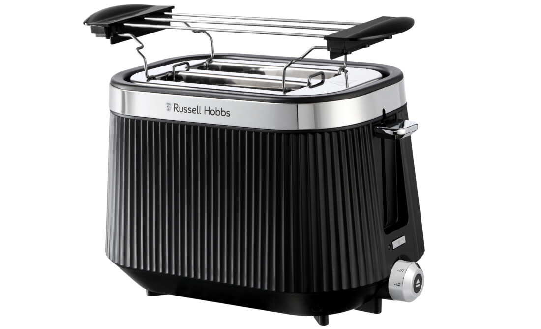 Toster RUSSELL HOBBS Bronte 26760-56 Czarny podgrzewacz do bułek przygotowanie bułek i drobnych pieczyw Automatyczne wyłączenie ochrona