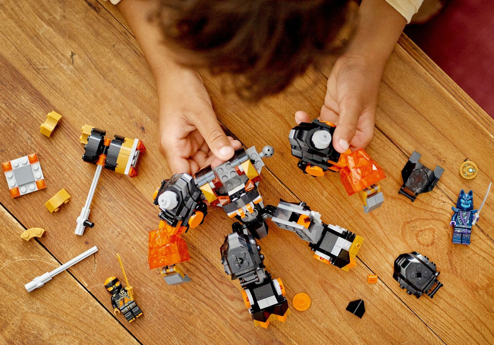 LEGO 71806 NINJAGO Mech żywiołu ziemi Cole’a zabawa edukacja rozwój wyposażenie kreatywność