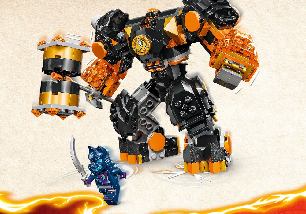 LEGO 71806 NINJAGO Mech żywiołu ziemi Cole’a zabawa edukacja rozwój wyposażenie kreatywność