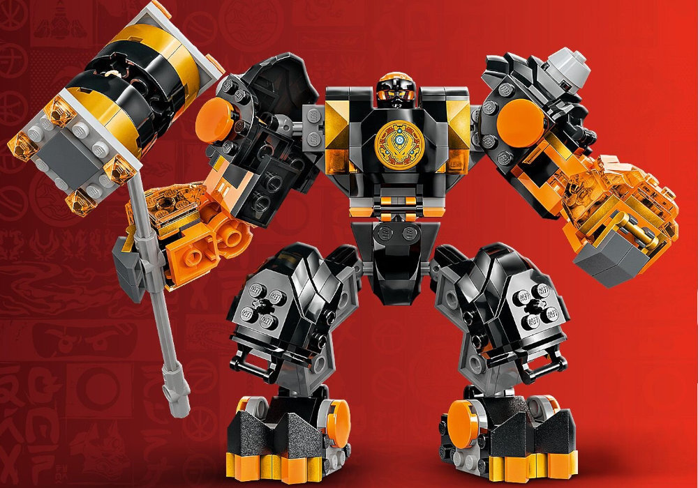 LEGO 71806 NINJAGO Mech żywiołu ziemi Cole’a zabawa edukacja rozwój wyposażenie kreatywność