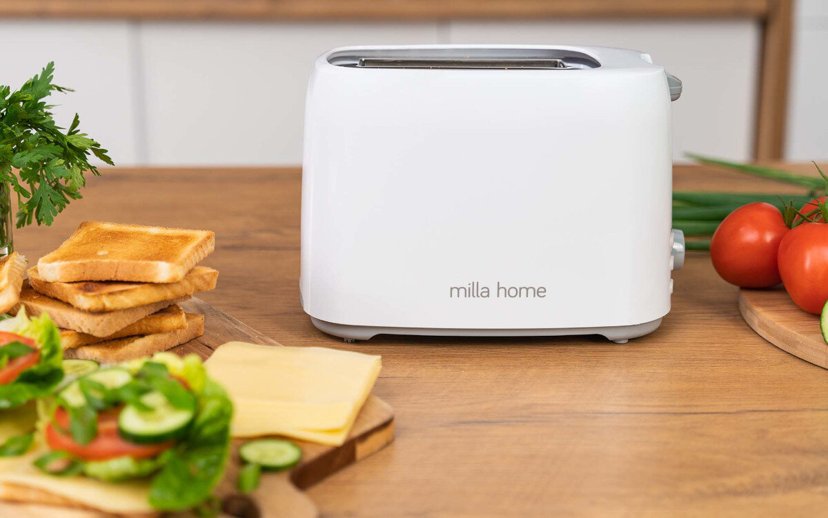 Toster MILLA HOME MTO001WE wyglad moc