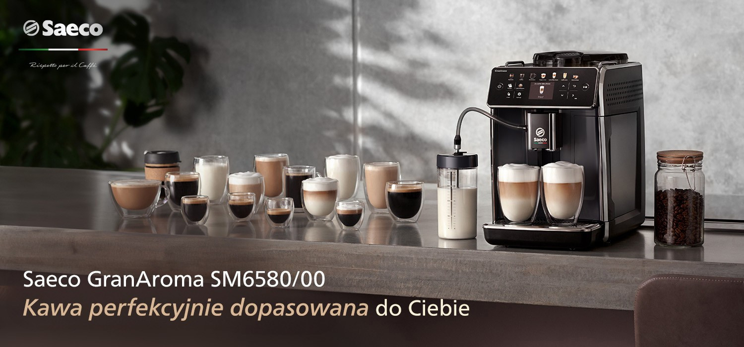 Ekspres Saeco GranAroma dostępny jest w ofercie sieci Media Expert Ekspres Saeco GranAroma dostępny jest w ofercie sieci Media Expert