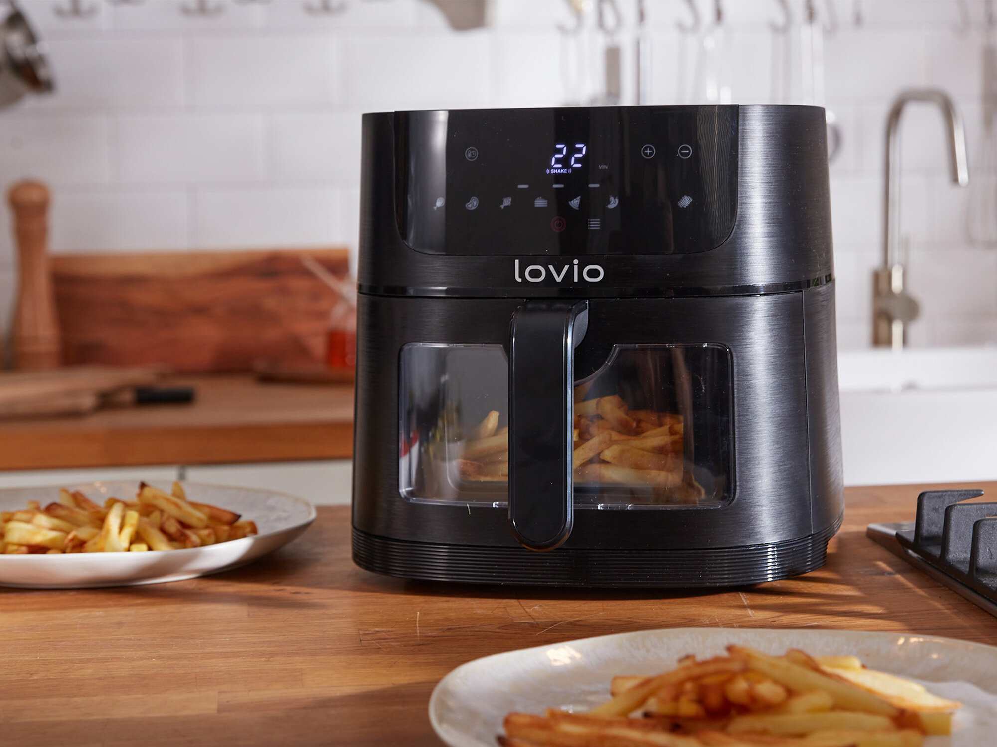Air Fryer Frytkownica beztłuszczowa LOVIO HOME PureFry XL LVAF002BK zdrowe gotowanie, efektywność