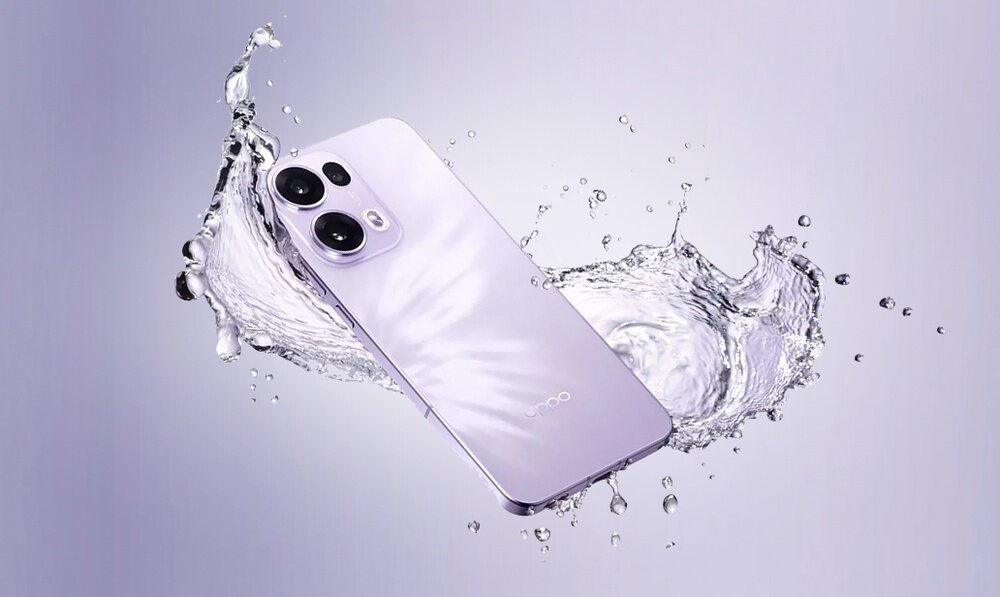 Smartfon OPPO Reno 13 Pro 5G w wodzie