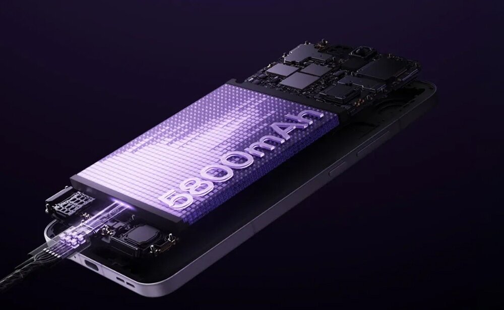 Smartfon OPPO Reno 13 Pro 5G wizualizacja baterii