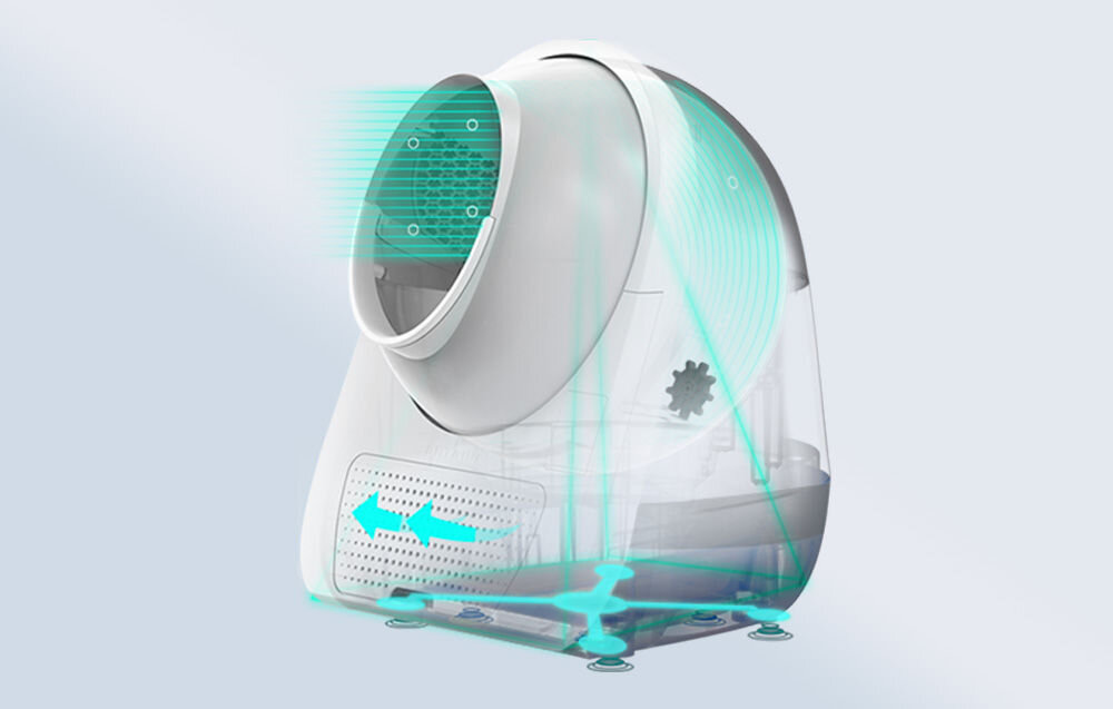Inteligentna kuweta dla kota CATLINK Pro-X Standard CL-07 czyszczenie zbiornik filtracja