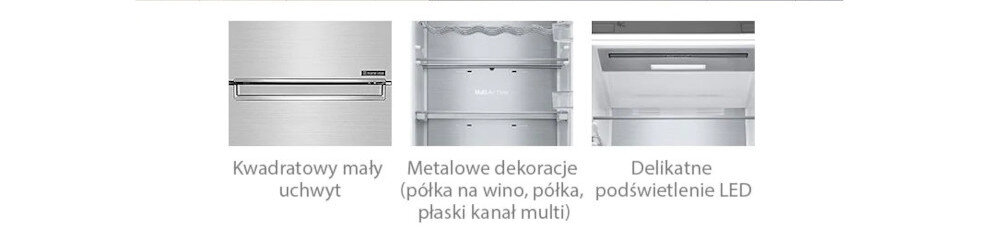 Lodówka LG GSL761SWYV minimalizm led