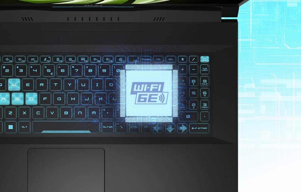 Laptop MSI Bravo 17 D7VFK-091XPL 17.3 IPS 144Hz R7-7735HS 16GB RAM 1TB SSD GeForce RTX4060 łączność Wi-Fi