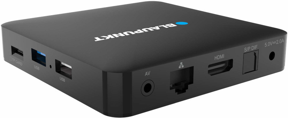 Odtwarzacz multimedialny 4K BLAUPUNKT Android TV Box B-Stream - Wyjątkowa jakość obrazu 4K, UHD