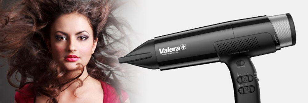 Suszarka VALERA Matrixcare Ai Black 2000W  dopasowanie potrzeby  2 ustawienia temperatury 2 ustawienia prędkości dostosowanie  Funkcja zimnego powietrza Ergonomiczny kształt stylizacje