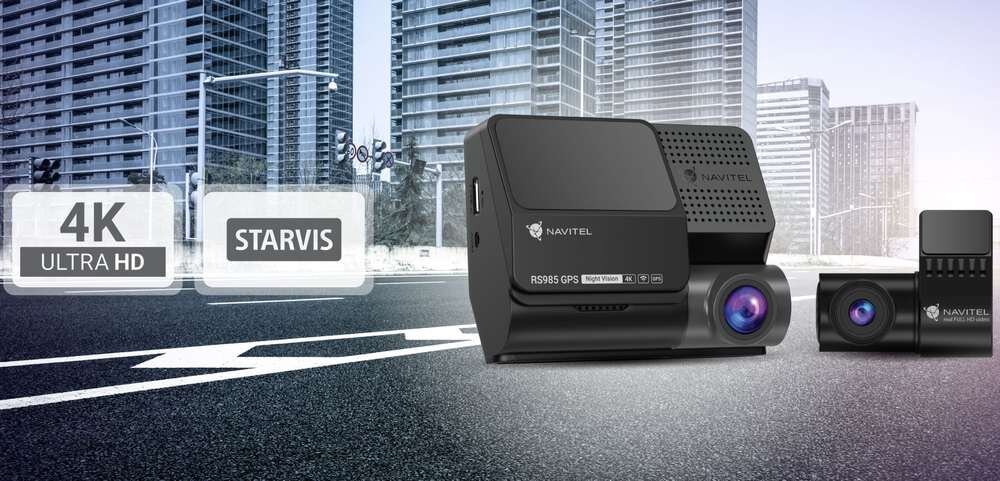 Wideorejestrator NAVITEL RS985 GPS + kamera tylna    kv początek opisu