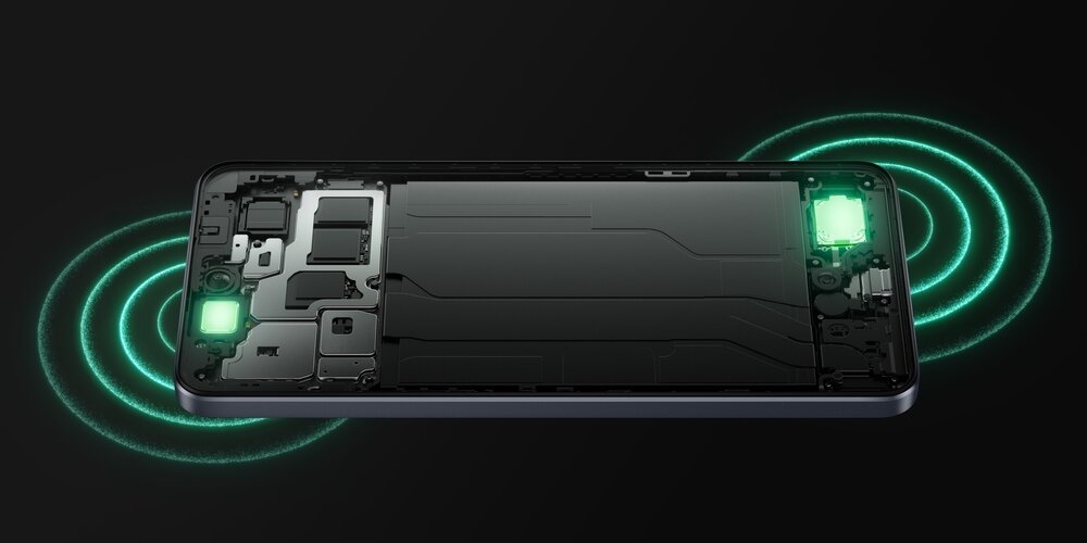 Smartfon Realme 14T wizualizacja dźwięku