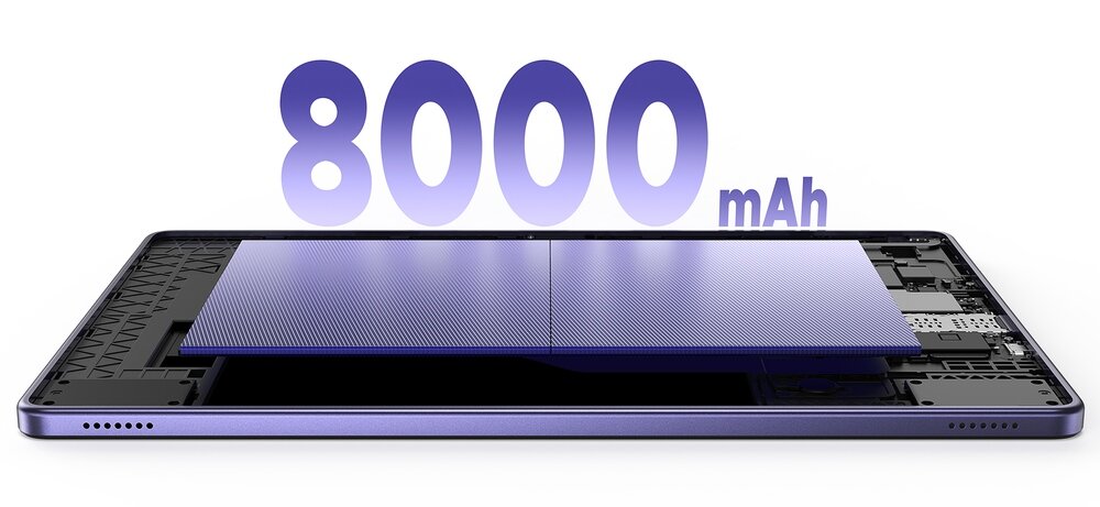 Tablet DOOGEE Tab G6+ bateria 8000 mAh długi czas pracy mobilność