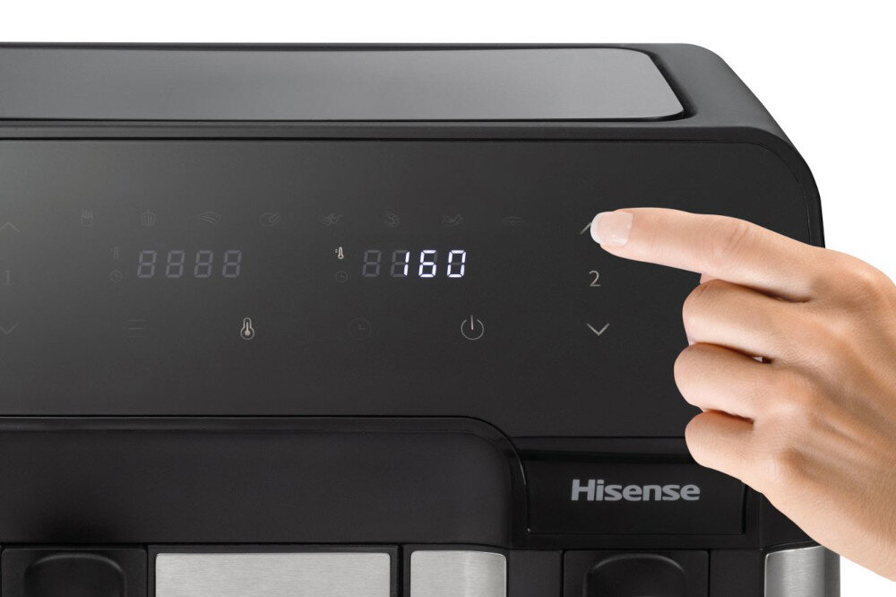 Frytkownica beztłuszczowa HISENSE HAF2900D Air Fryer Czytelny wyświetlacz LED display z dotykowym panelem