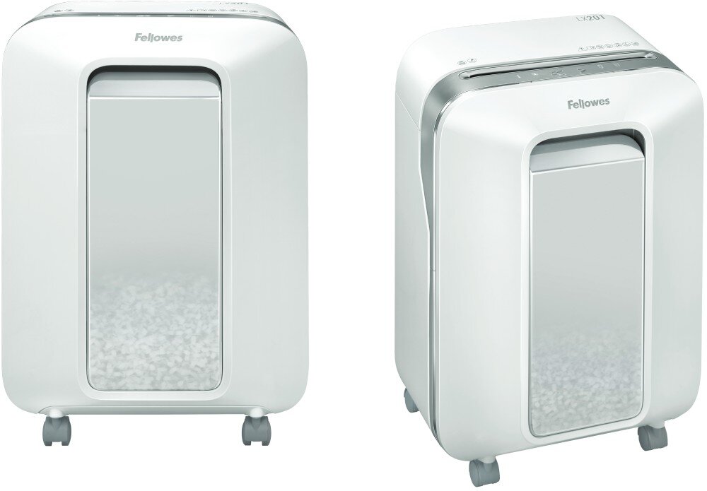 Niszczarka FELLOWES LX201 głośność zabezpieczenia diody