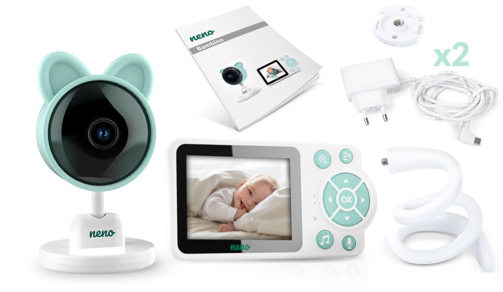 Niania elektroniczna NENO Bambino elementy zestaw