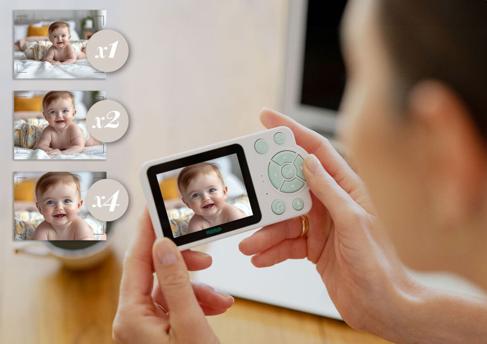 Niania elektroniczna NENO Bambino zoom przybliżenie