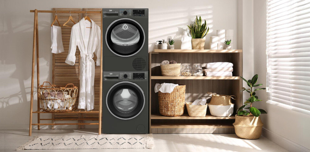 SUSZARKA BEKO B5T692343MPB zestaw z pralką łącznik