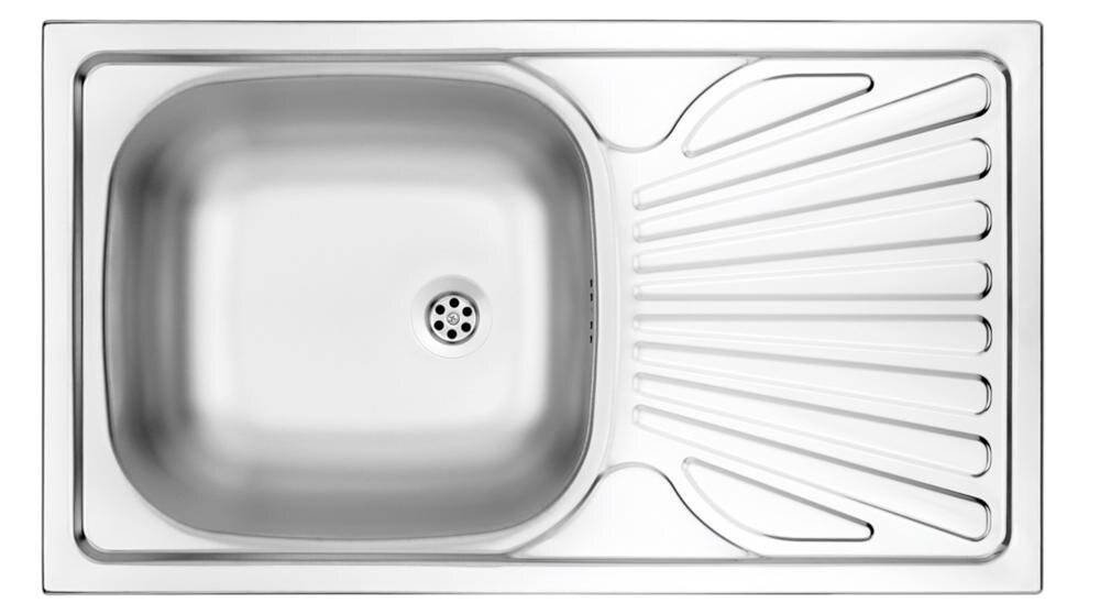 DEANTE Techno ZMU 0110 zlewozmywak komora blat połysk powierzchnia ociekacz nadmiar woda warzywa owoce naczynia