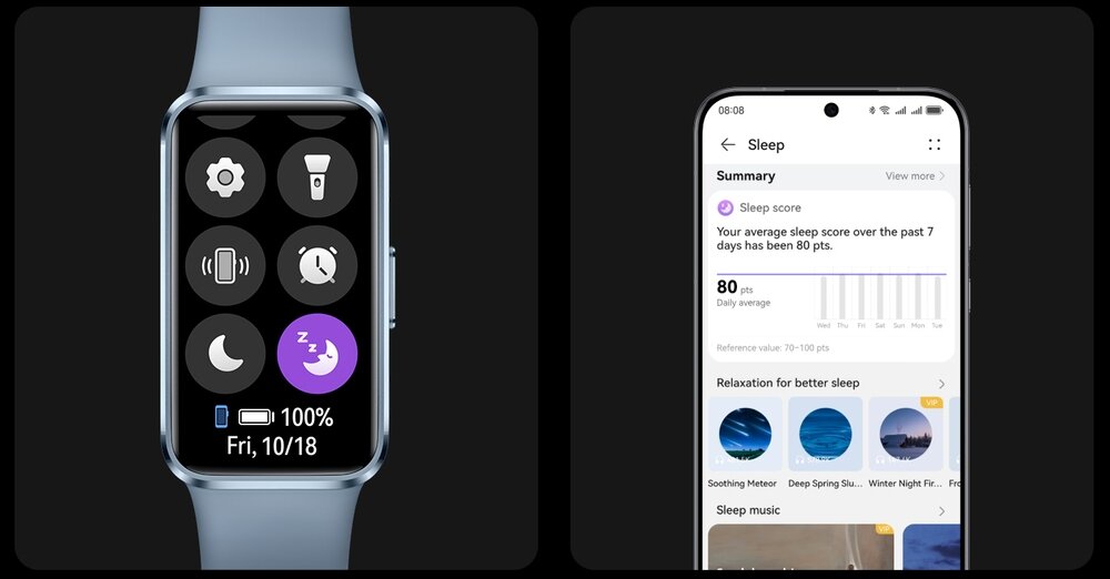 Smartband HUAWEI Band 10 funkcje na ekranie  