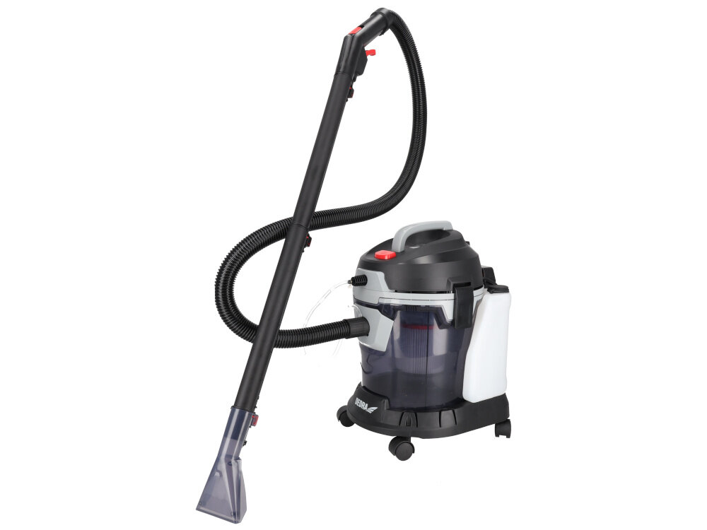 Odkurzacz piorący DEDRA DED6608 odkurzacz na białym tle odkurzanie na sucho i na mokro klasyczne odkurzanie powierzchni płaskich z praniem dywanów, tapicerek i innych tekstyliów