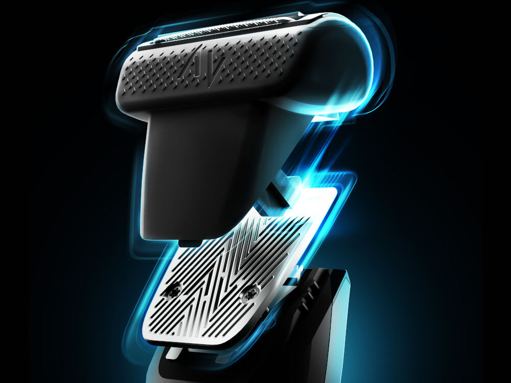 Strzyżarka SHAV 2 ostrze stalowe ostrze foliowe