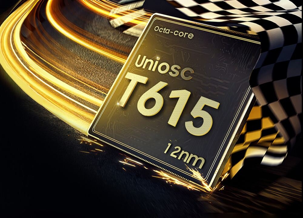 Tablet BLACKVIEW Active 5 układ ARM Mali-G57 o taktowaniu 850 MHz ośmiordzeniowy układ Unisoc T615 2× A75 1,8 GHz oraz 6× A55 1,6 GHz 12 nm 