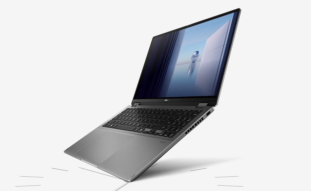 Laptop ASUS VivoBook prezentuje smukłą konstrukcję na jasnym tle podczas pracy mobilnej i codziennego użytkowania biurowego - Wprowadzenie / Dla kogo jest ten laptop 