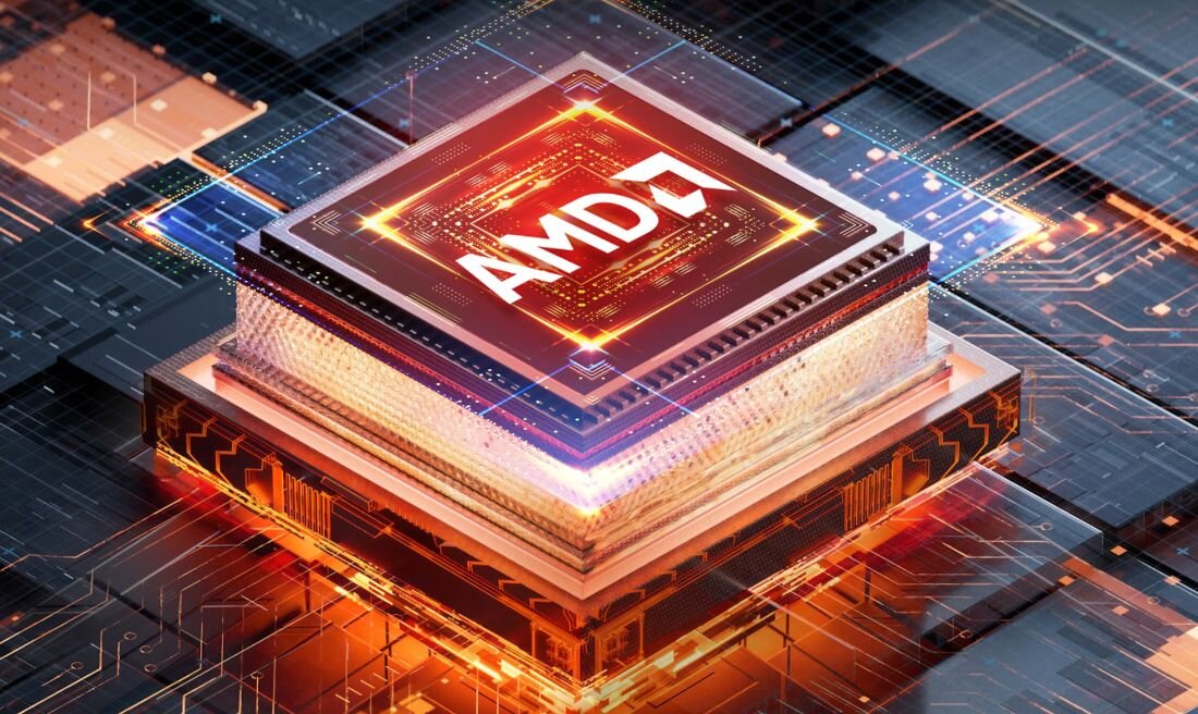 ACER Nitro gaming laptop z układem AMD Ryzen na ciemnym tle z efektami świetlnymi czerwono-żółtymi, prezentującym procesor AMD Ryzen 7 7735HS z 8 rdzeniami, taktowaniem do 4.75GHz, architekturą Zen 3+ i pamięci cache L3 dla wydajnego gamingu w rozdzielczości 1440p - AMD Ryzen RAM DDR5 dysk SSD