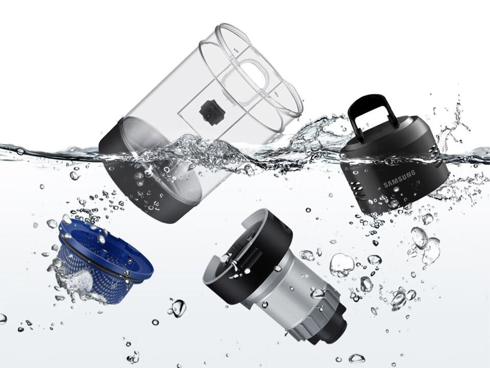 Pielęgnacja części bez mocnej chemii - Bespoke VS20B95973B Pielęgnacja części bez mocnej chemii - Samsung Bespoke VS20B95973B