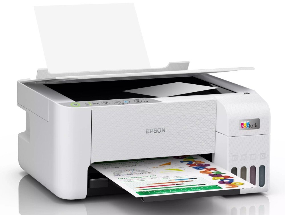 Urządzenie wielofunkcyjne EPSON EcoTank L3256 wymiary wielkość głośność port