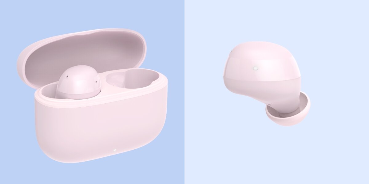 Słuchawki dokanałowe HAMA Freedom Buddy II - Brzmienie na Twoich zasadach, equalizer, słuchawki z funkcją ładowania po skosie na niebieskim tle