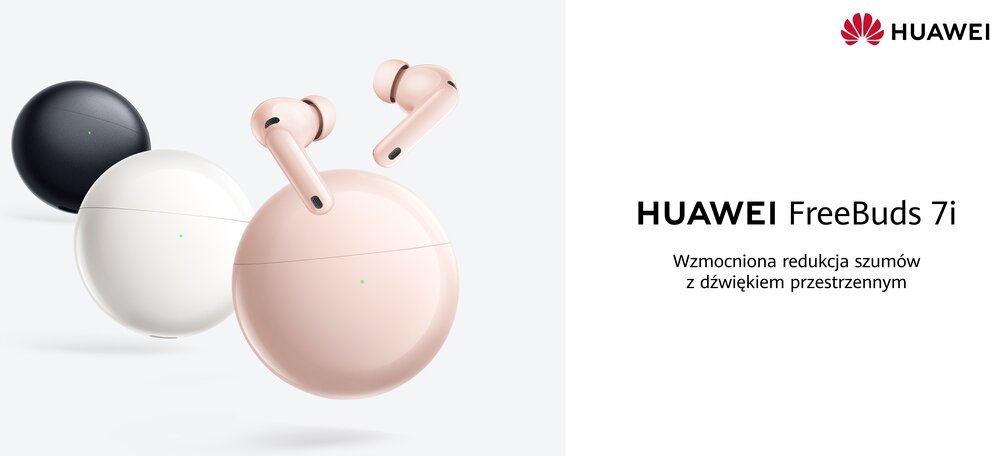 Słuchawki dokanałowe HUAWEI FreeBuds 7i ANC bezprzewodowe redukcja szumów etui