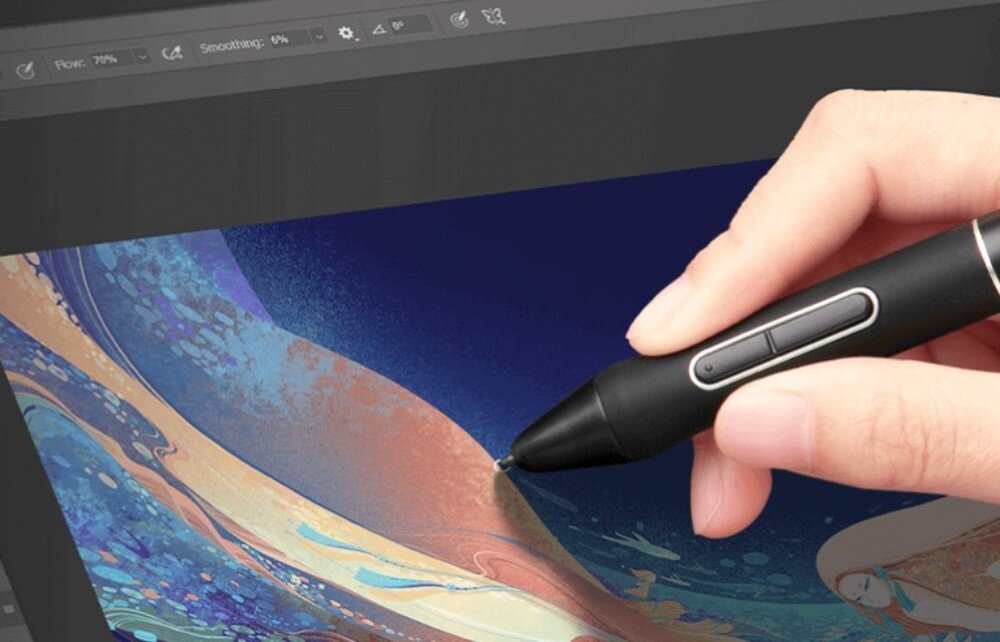 Tablet graficzny HUION Kamvas Pro 16 2.5K pióro dokładność wkład