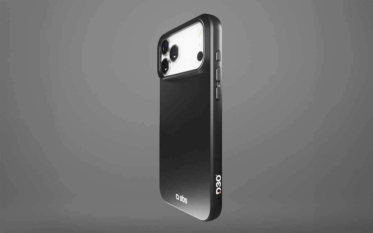 Etui SBS D3O Mag Full do Apple iPhone 17 Pro Czarny Przezroczysta, kompatybilna z MagSafe obudowa iPhone 17 Pro z D3O dla ochrony przed uderzeniami, miękkiego dotyku i certyfikowanego bezpieczeństwa.