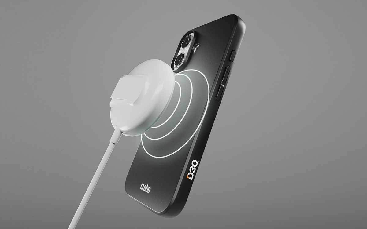Etui SBS D3O Mag Full do Apple iPhone 17 Czarny Oficjalny certyfikat D3O gwarantuje wysoką odporność na uderzenia.