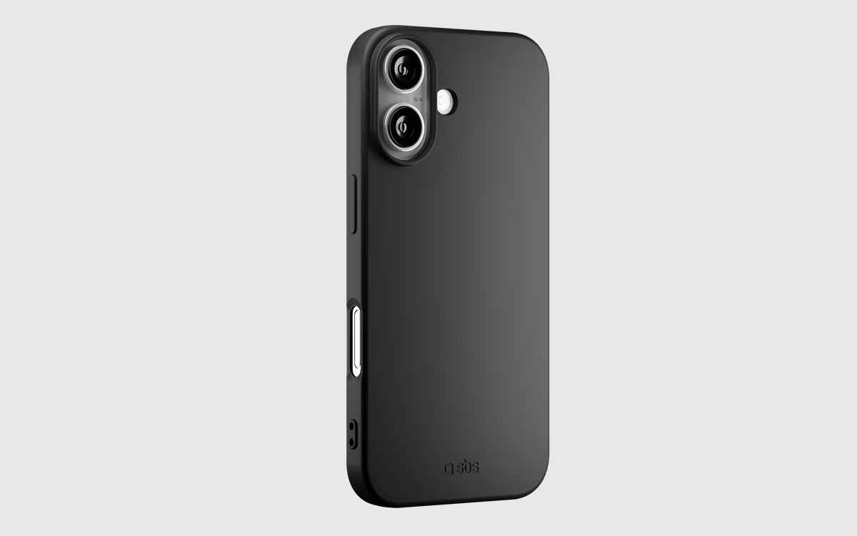 Etui SBS Instinct do Apple iPhone 17 Czarny Kolorowe twarde etui z miękką wyściółką wewnętrzną dla stylu i ochrony telefonu.